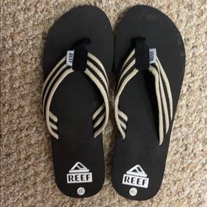 Reef sandals.